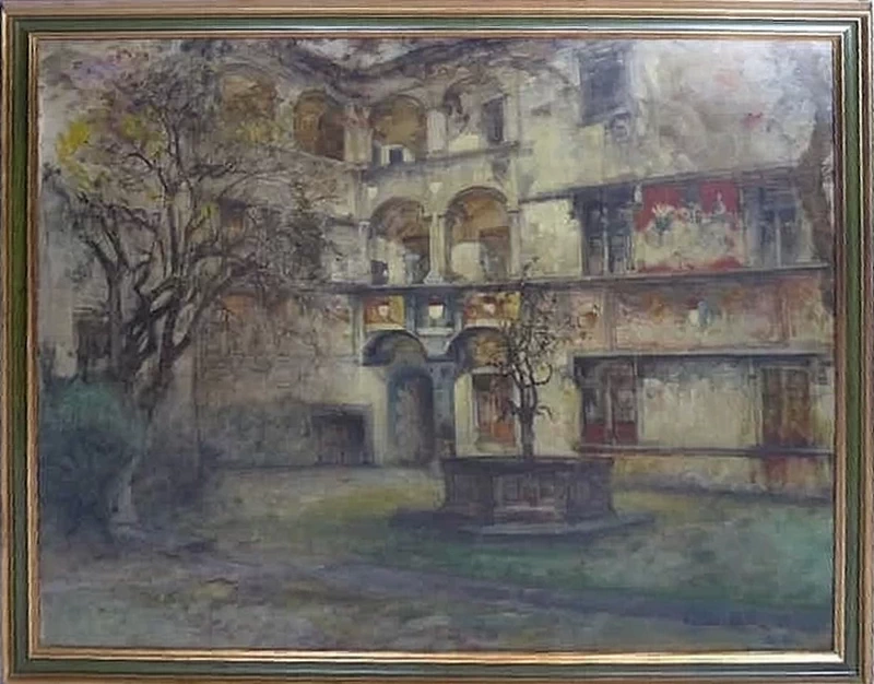 Nel cortile